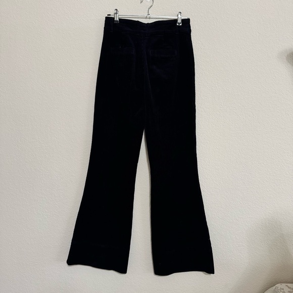 Faherty Women’s Phoebe Corduroy Wide Leg Pants Black 27 waist patch pocket - Picture 11 of 16